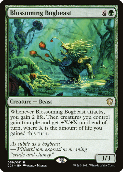 Blossoming Bogbeast (C21-059) - rare