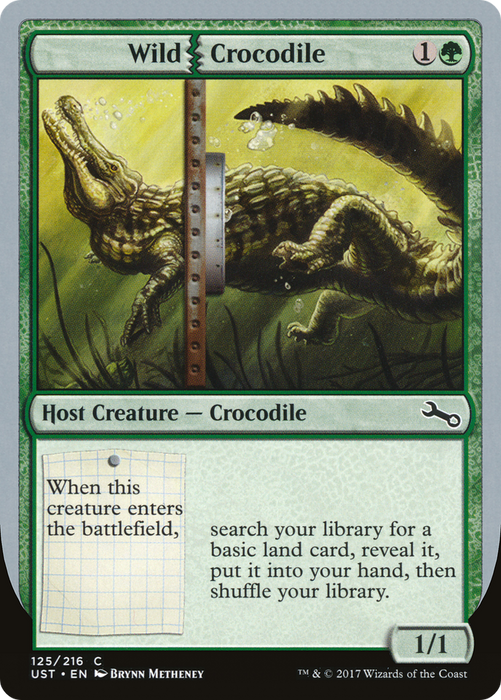 Wild Crocodile (UST-125) - common - Foil