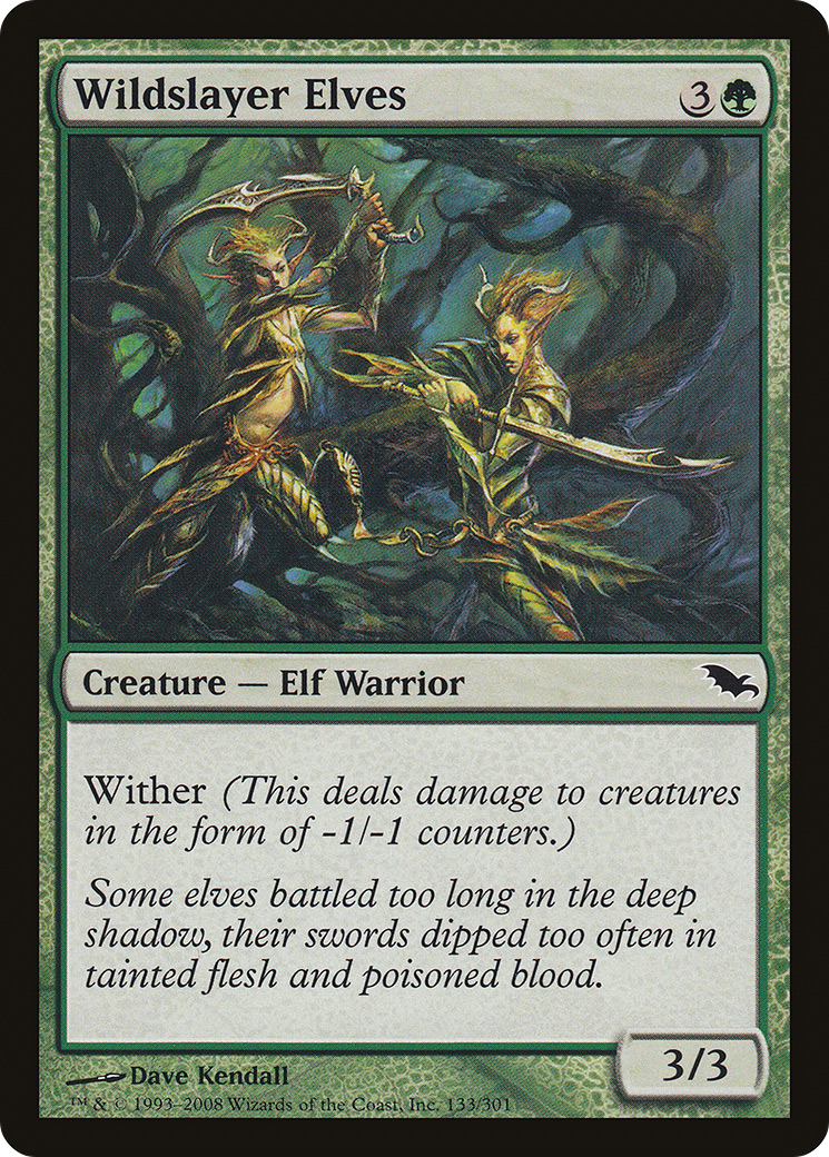 Wildslayer Elves (SHM-133) - common - Foil