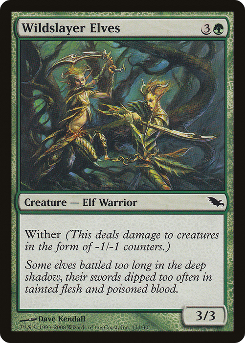 Wildslayer Elves (SHM-133) - common - Foil