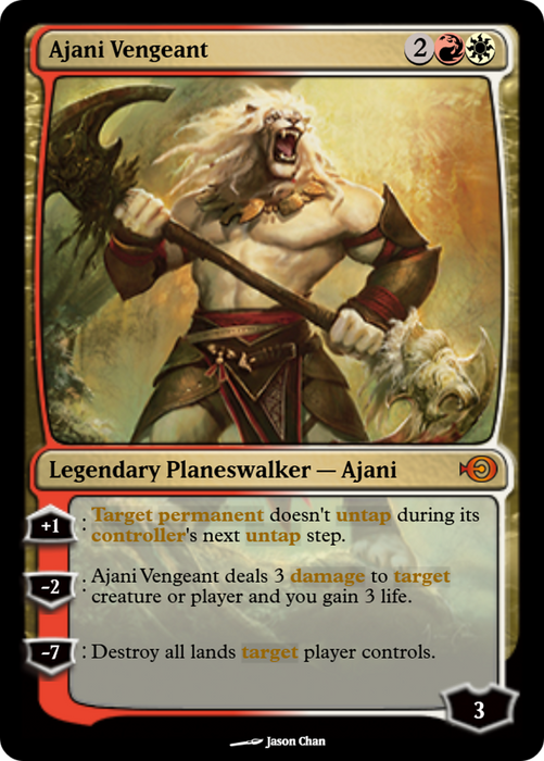 Ajani Vengeant (PRM-31969) - mythic - Foil