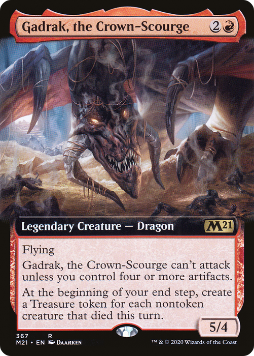 Gadrak, the Crown-Scourge (M21-367) - rare: (Extended Art)