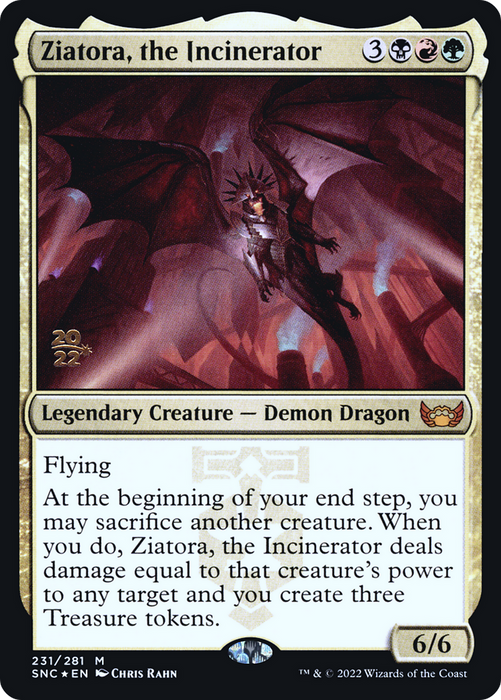 Ziatora, the Incinerator (PRE-231S) - mythic - Foil