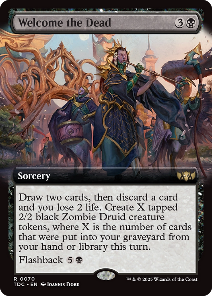 Welcome the Dead (TDC-070) - rare: (Extended Art)