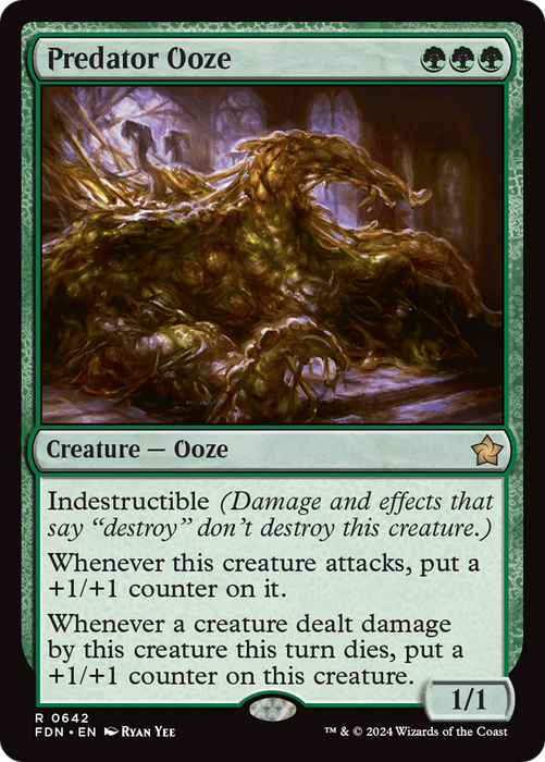 Predator Ooze (FDN-642) - rare