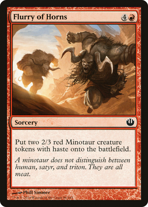 Flurry of Horns (JOU-096) - common - Foil
