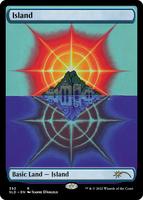 Island (SLD-392) - rare: (Full Art)
