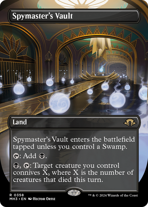 Spymaster's Vault (MH3-358) - rare (Borderless) - Foil