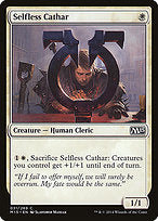 Selfless Cathar (M15-031) - common - Foil