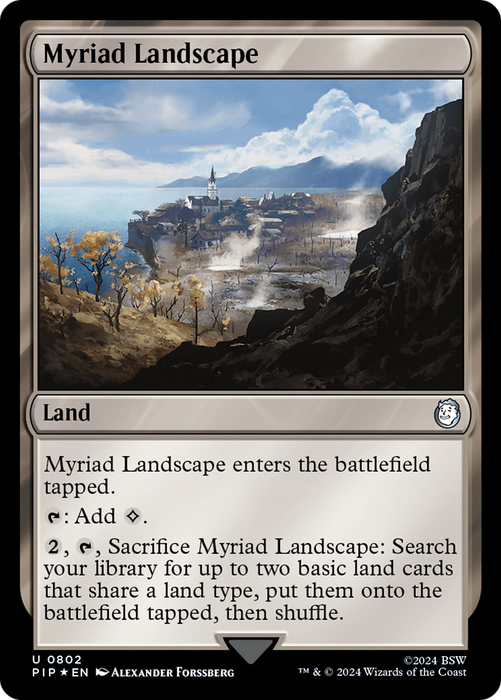Myriad Landscape (PIP-802) - uncommon - Foil