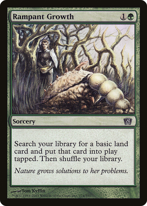 Rampant Growth (8ED-274★) - common - Foil