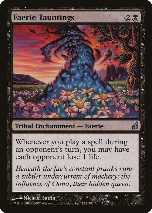 Faerie Tauntings (LRW-112) - uncommon - Foil