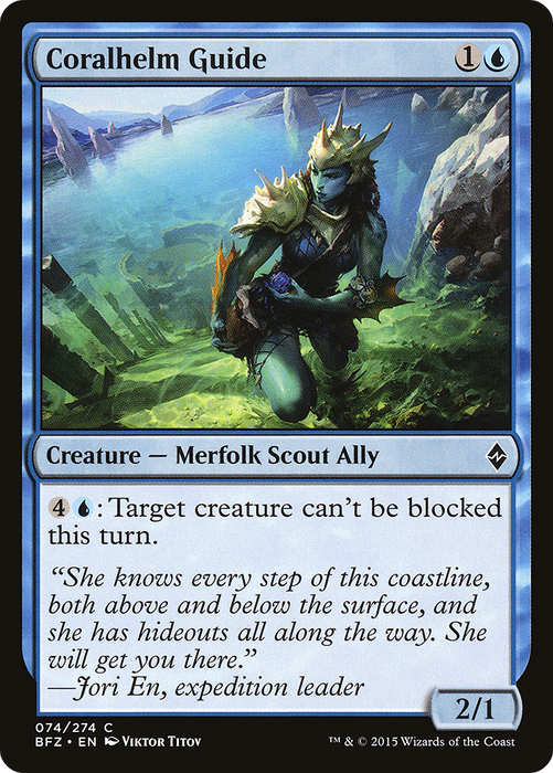 Coralhelm Guide (BFZ-074) - common - Foil