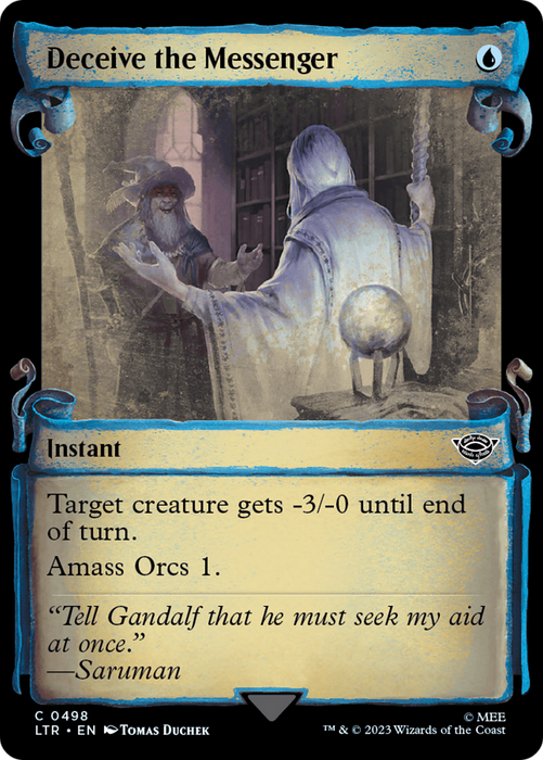 Deceive the Messenger (LTR-498) - common: (Showcase) - Foil