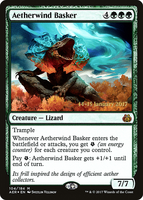 Aetherwind Basker (PRE-104S) - mythic - Foil