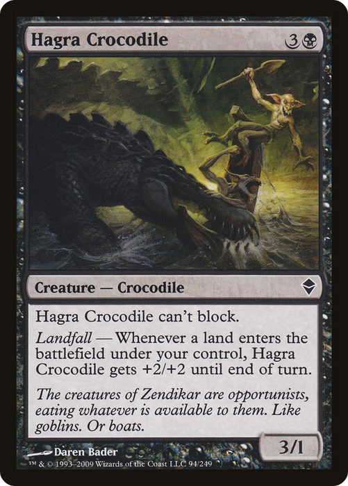 Hagra Crocodile (ZEN-094) - common - Foil