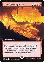 Fiery Emancipation (M21-366) - mythic: (Extended Art)