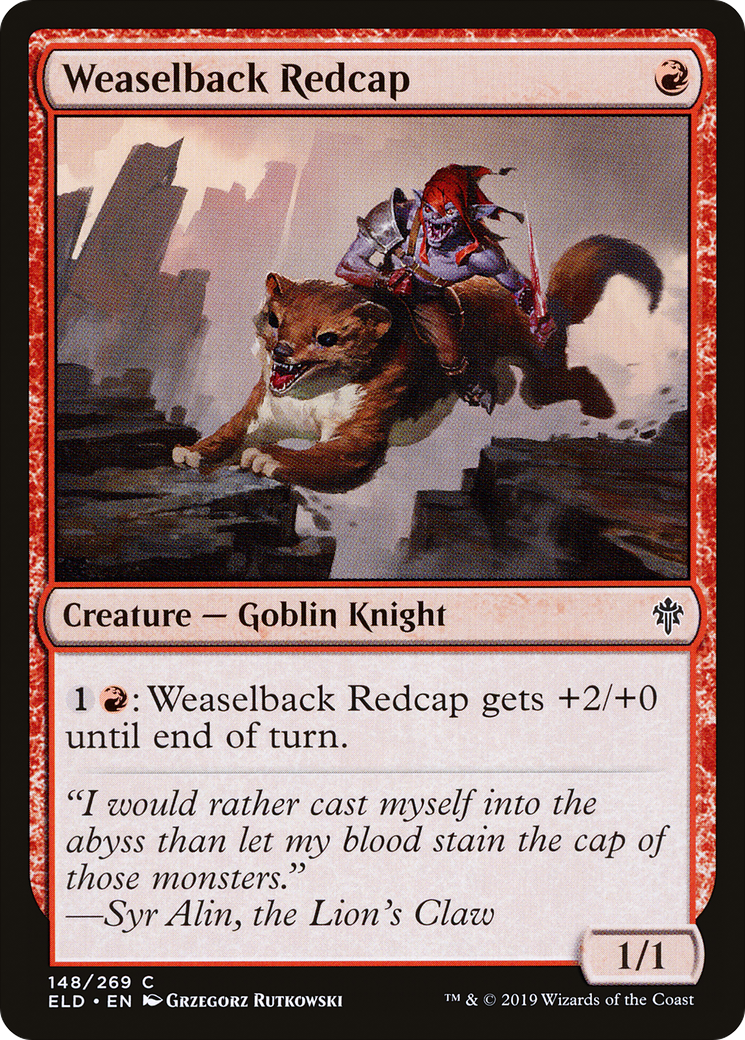 Weaselback Redcap (ELD-148) - common