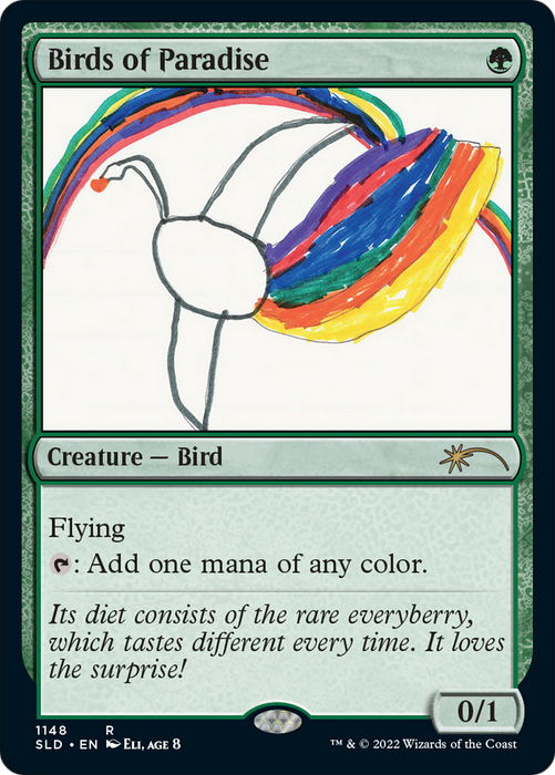 Birds of Paradise (SLD-1148) - rare - Foil