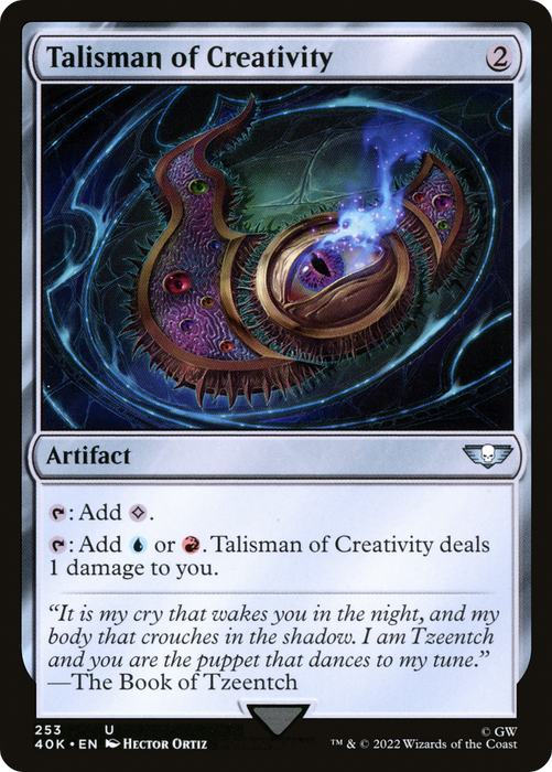 Talisman of Creativity (40K-253) - uncommon