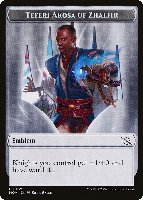 Teferi Akosa of Zhalfir Emblem (TMOM-022) - common - Foil