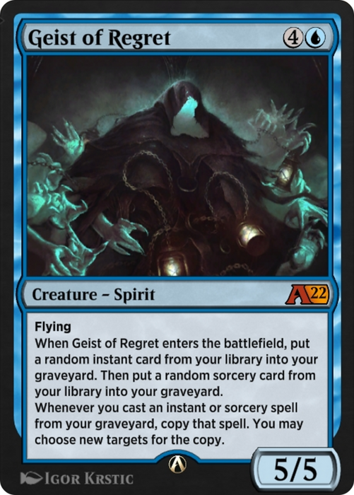 Geist of Regret (Y22-016) - mythic