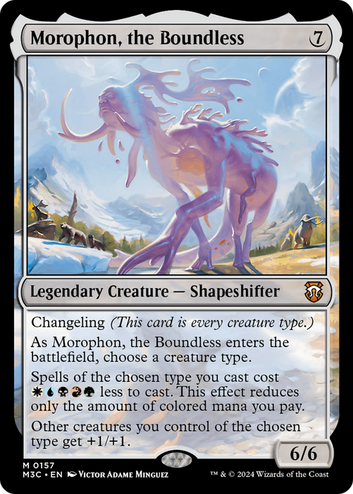 Morophon, the Boundless (M3C-157) - mythic