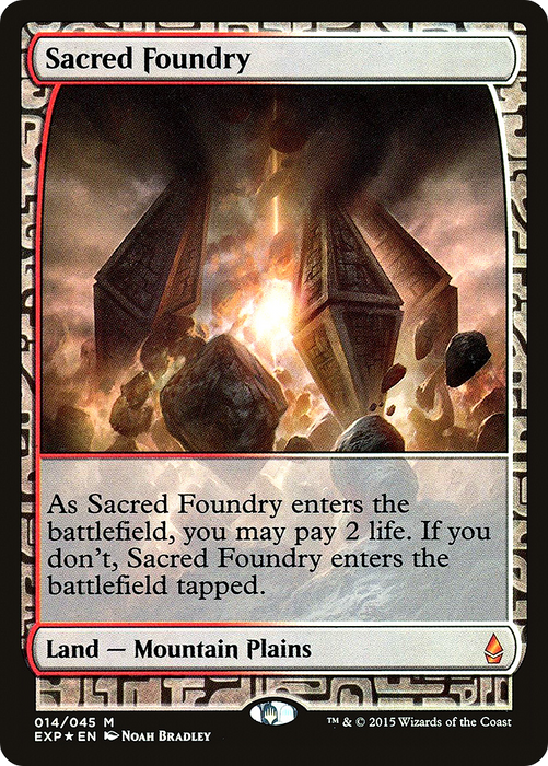 Sacred Foundry (EXP-014) - mythic - Foil