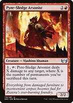 Pyre-Sledge Arsonist (SNC-118) - uncommon - Foil