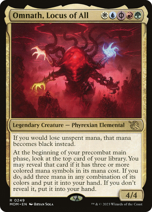Omnath, Locus of All (MOM-249) - rare - Foil