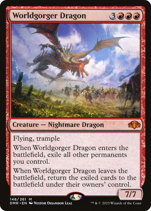 Worldgorger Dragon (DMR-148) - mythic