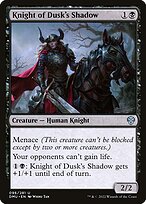 Knight of Dusk's Shadow (DMU-096) - uncommon - Foil