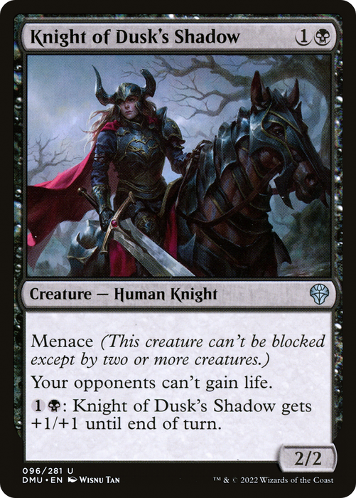 Knight of Dusk's Shadow (DMU-096) - uncommon