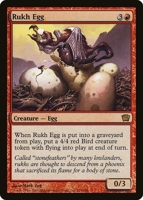 Rukh Egg (9ED-214★) - rare - Foil