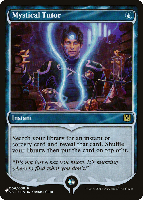 Mystical Tutor (LIST-SS1-6) - rare