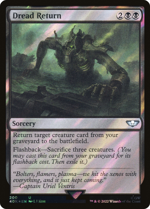 Dread Return (40K-200★) - uncommon - Foil