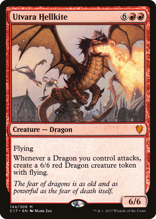 Utvara Hellkite (C17-144) - mythic