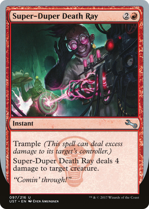 Super-Duper Death Ray (UST-097) - uncommon - Foil