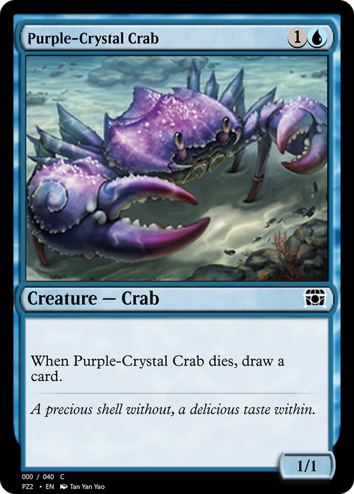 Purple-Crystal Crab (PZ2-70813) - common - Foil