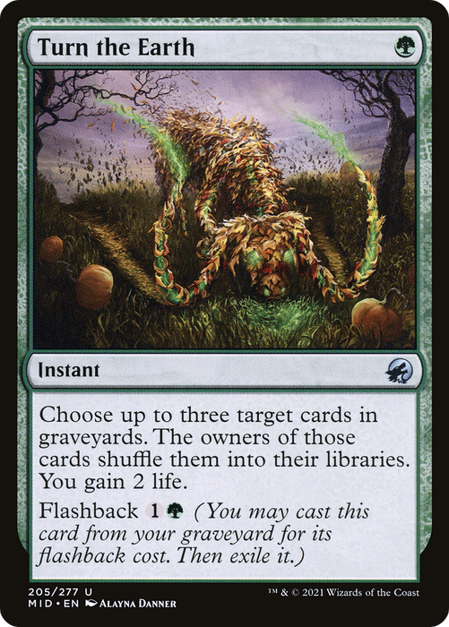 Turn the Earth (MID-205) - uncommon - Foil