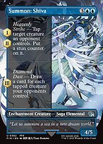 Summon: Shiva (FIN-362) - uncommon: (enchantment) (Borderless)