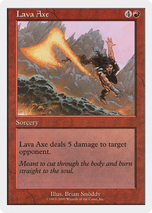 Lava Axe (S00-031) - common