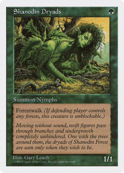 Shanodin Dryads (5ED-325) - common