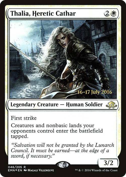 Thalia, Heretic Cathar (PRE-46S) - rare - Foil