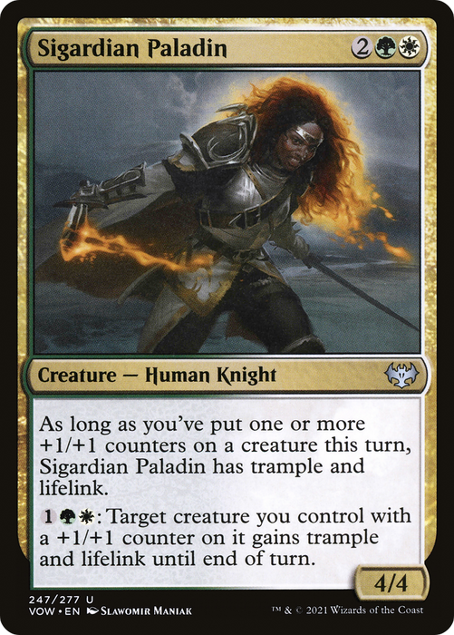 Sigardian Paladin (VOW-247) - uncommon - Foil