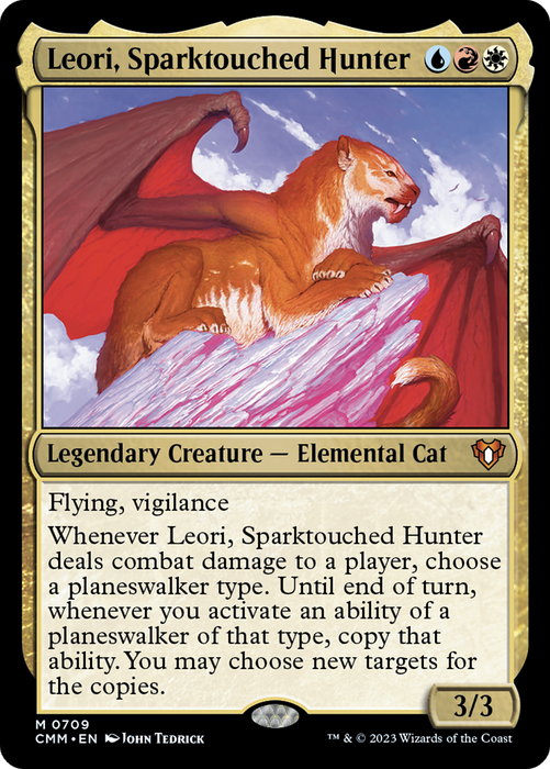 Leori, Sparktouched Hunter (CMM-709) - mythic - Foil