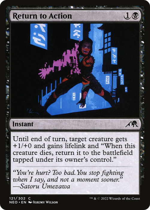 Return to Action (NEO-121) - common - Foil