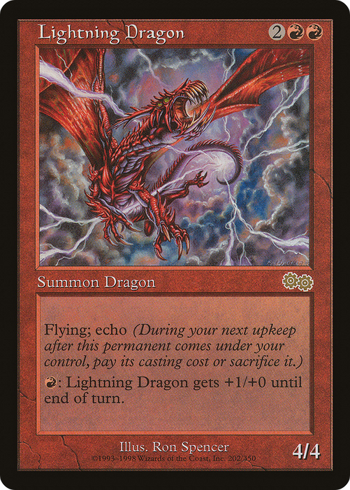 Lightning Dragon (USG-202) - rare