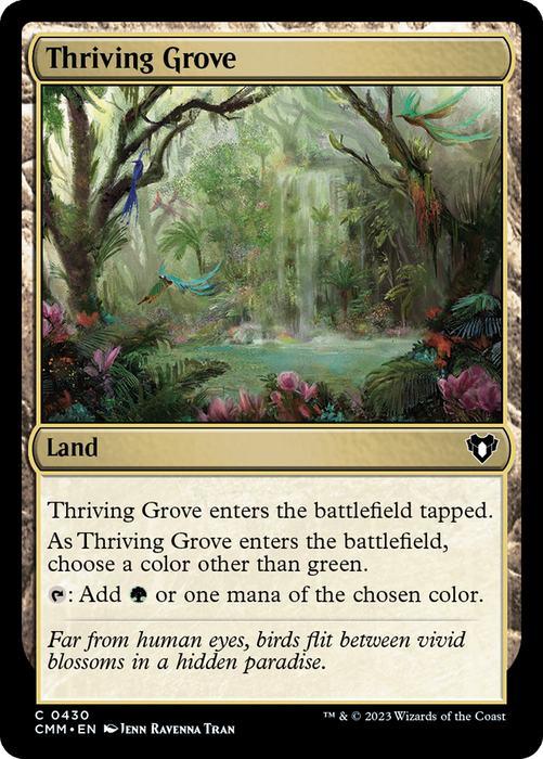 Thriving Grove (CMM-430) - common - Foil