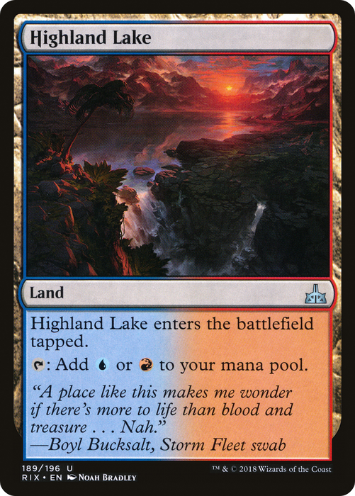 Highland Lake (RIX-189) - uncommon - Foil